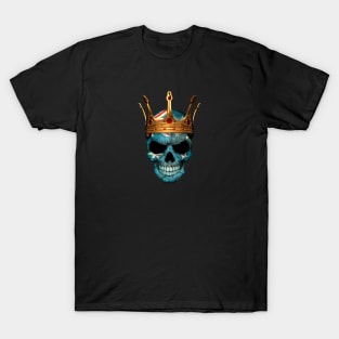 Australian Flag Skull with Crown T-Shirt